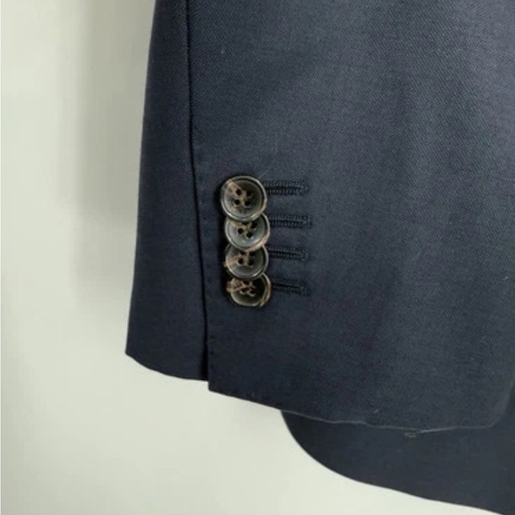 Suitsupply Wool Vitale Barberis Canonico Napoli Blazer Size 48S Blue 2-Button - Picture 4 of 6